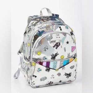 NWT Justice Girls Sticker Backpack